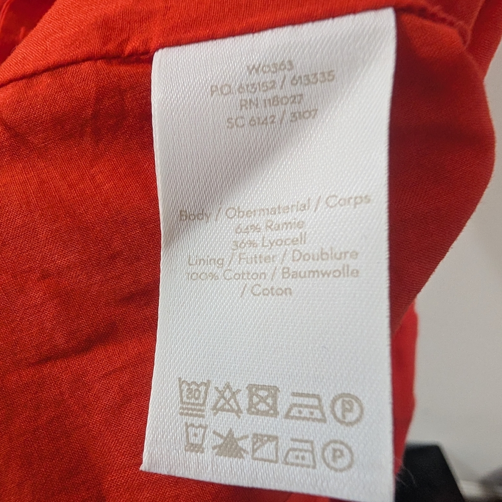 Boden Vibrant Red Ruffle Blouse - Picture 5 of 9